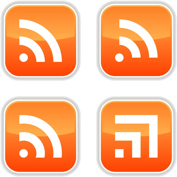 Rss orange — Image vectorielle