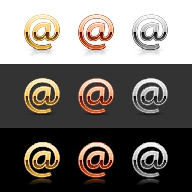luxory metal işareti web 2.0 düğmeleri