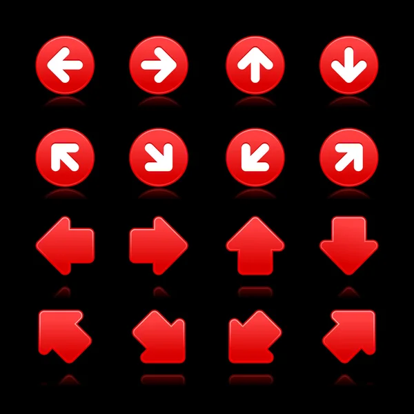 Flèche signe web 2.0 boutons internet . — Image vectorielle