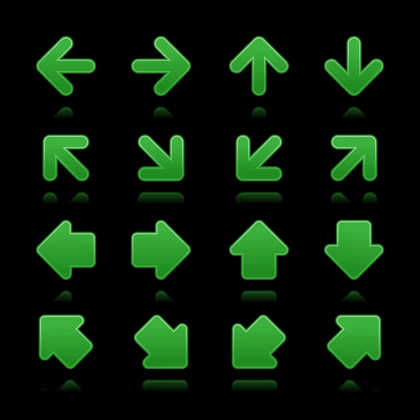 Flecha signo web 2.0 botones de Internet . — Archivo Imágenes Vectoriales