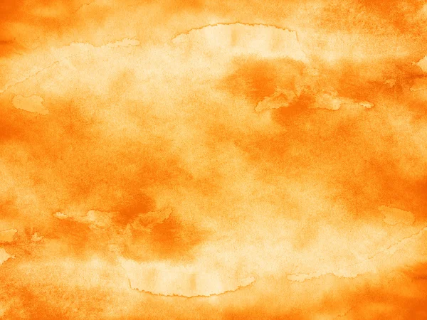 Orange watercolor texture background. — Stock Photo, Image