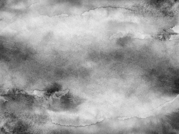 Black watercolor macro texture background.