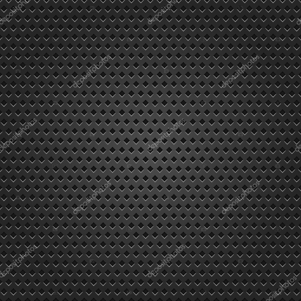 Textura sin costura negro metal superficie rombo perforado fondo . Vector  de stock #24402865 de ©ifeelgood, image size:1022x1024