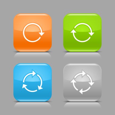 ok döndürmek, tekrar ediyorum, yeniden, kayıt yenileme