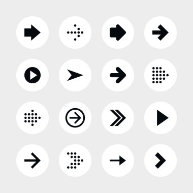 16 ok işareti Icon set