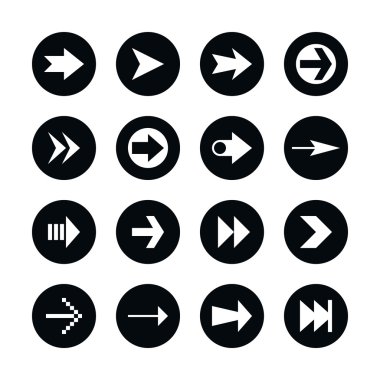 16 ok işareti Icon set
