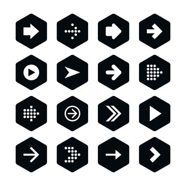 16 ok işareti Icon set