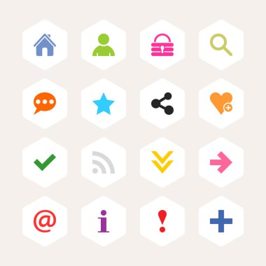 temel işaret Icon set