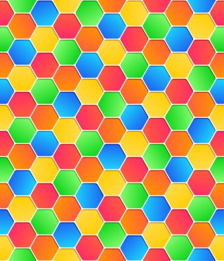 Dikişsiz desen petek dokusu altıgen