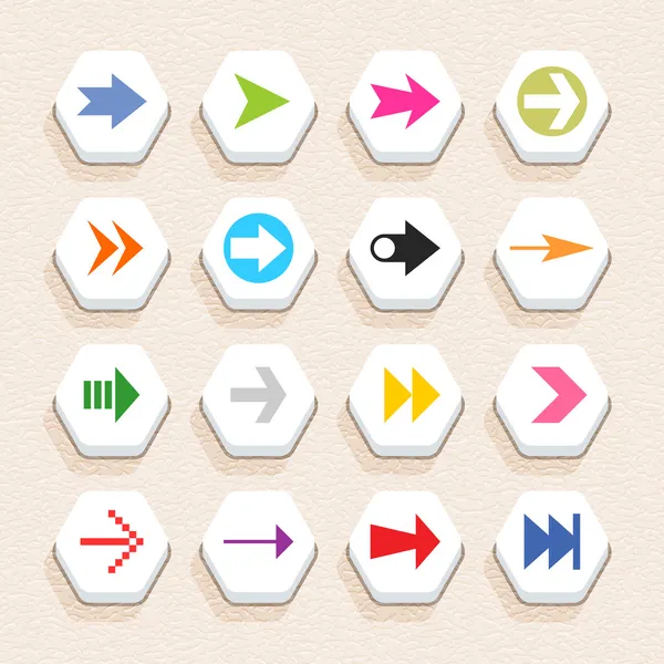 16 arrow sign icon set ??? Stock Vector ?? ifeelgood 43902769