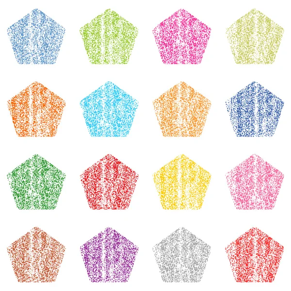 Seamless pattern with old painted texture paper — Stock Vector