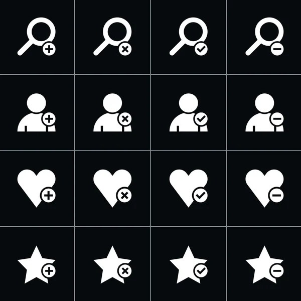 Pictogram set 16 websites. — Stockvector