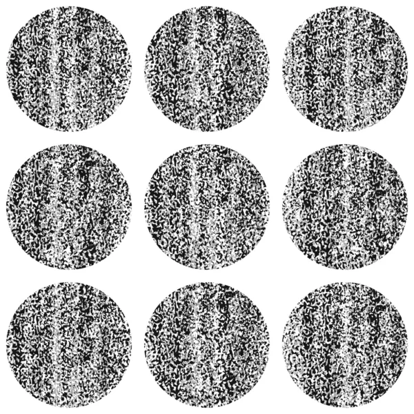 9 灰度圆形形状 — 图库矢量图片