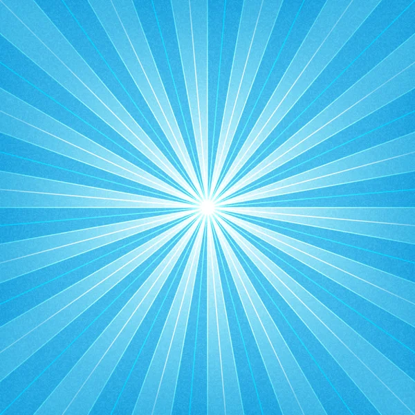 Blue sunburst blank background. — Stock Vector