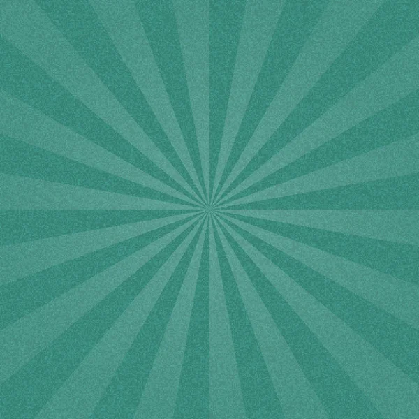 Fond blanc de rayon de soleil turquoise . — Image vectorielle