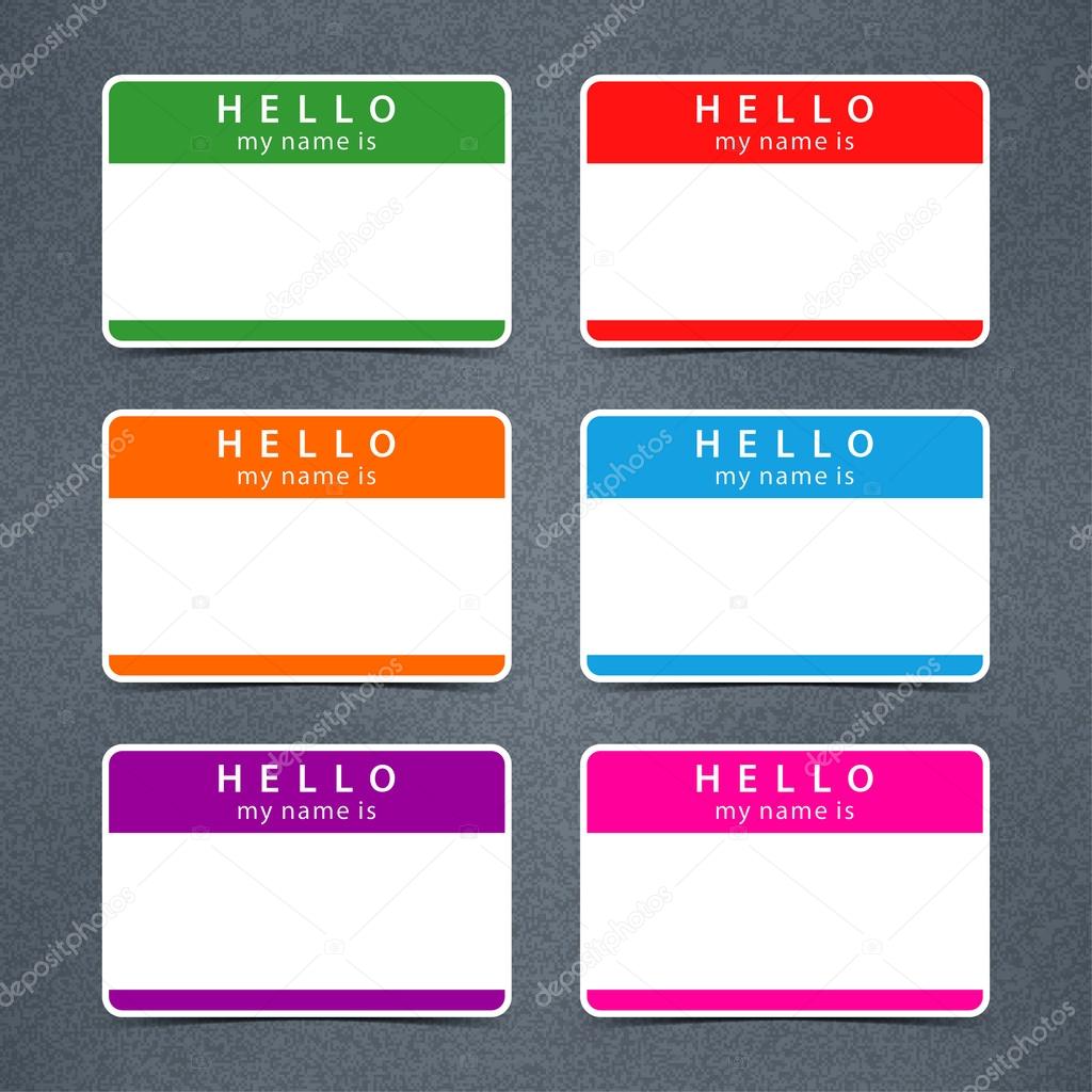 Empty Badge Name Hello My Name Is Stock Vector Royalty Free Vector Image By C Ifeelgood Empty Badge Name Hello My Name Is Stock Vector Royalty Free Vector Image By C Ifeelgood