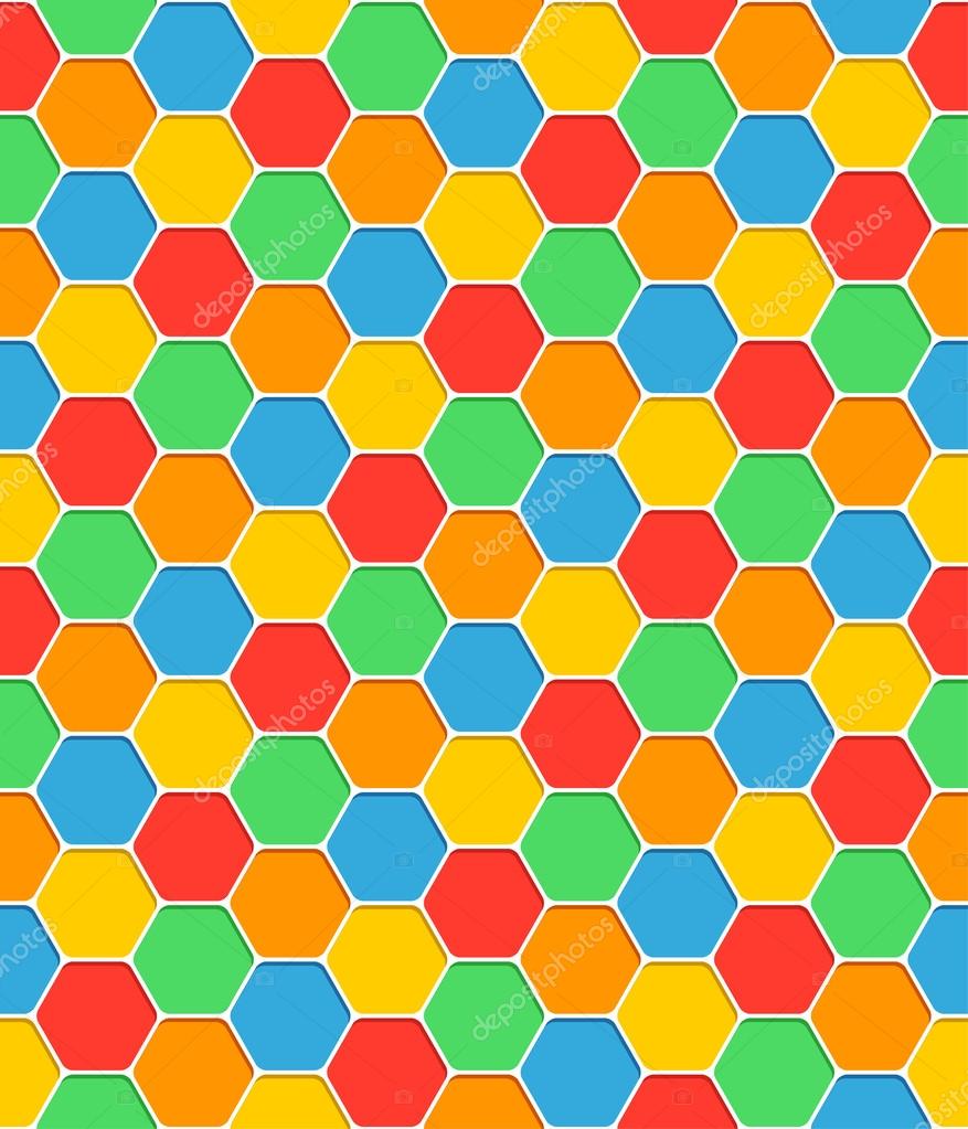 Seamless Pattern Honeycomb Texture Hexagon Stock Vector C Ifeelgood
