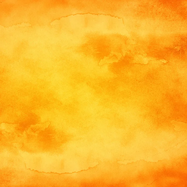 Aquarell orange Textur Hintergrund. — Stockfoto