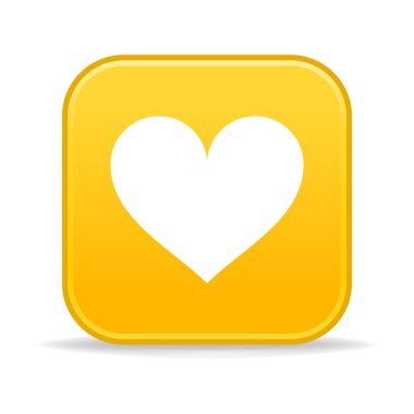 kalp işareti ile Web düğmesi