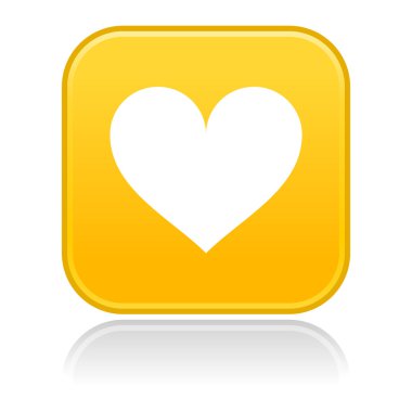 kalp işareti ile Web düğmesi