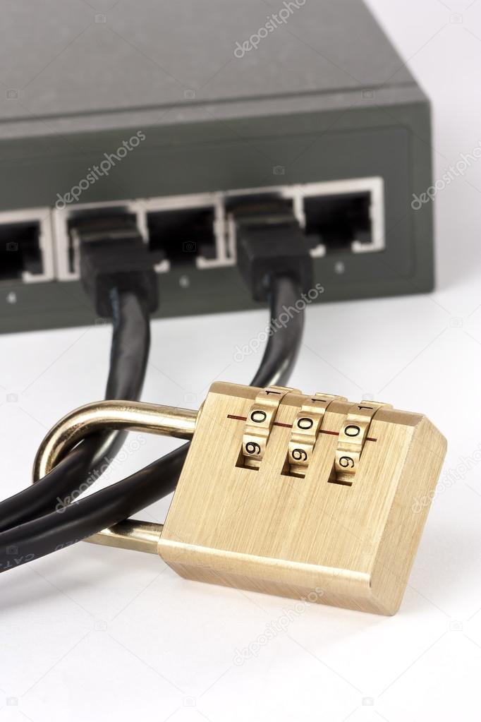 LAN Switch Security Locked