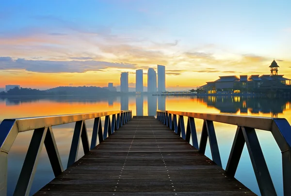 Amanecer paisaje — Foto de Stock