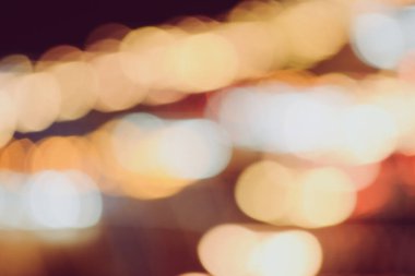 Odaklanamayan, renkli Noel ışıkları - bokeh etkisi