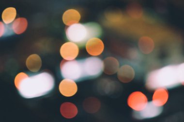 Renkli soyut, odaklanmış ışıklar - bokeh etkisi