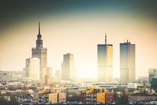 Centro Cidade Varsóvia Polónia — Fotografia de Stock