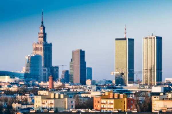Centro Cidade Varsóvia Polónia — Fotografia de Stock