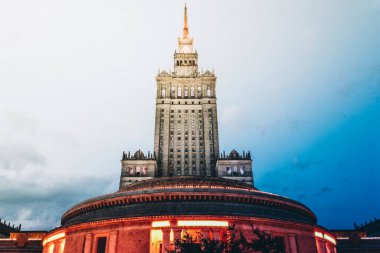 Polonya Varşova 'daki Kültür ve Bilim Sarayı
