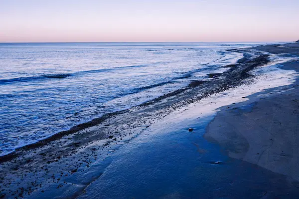 Beach Winter Baltic Sea Poland — 图库照片