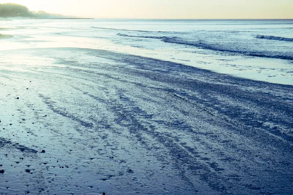 冬のビーチ バルト海 ポーランド — ストック写真