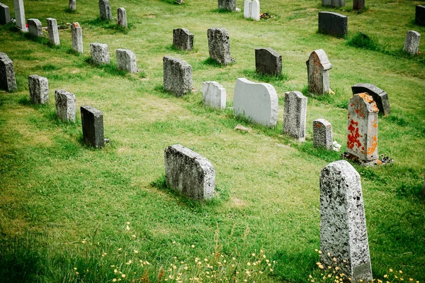 June 13Th 2016 Norway Borgund Cemetary Next Stave Church Famous — Fotografia de Stock