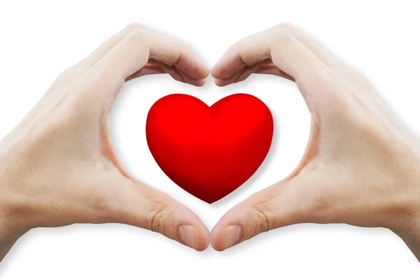 Heart Forming Heart Shape Love Concept Rendering — Stock Photo, Image