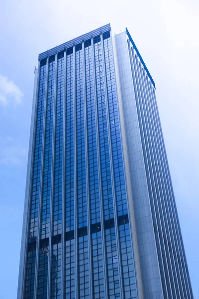 2022年2月2日 ポーランド ワルシャワ オフィスビル 超高層ビル — ストック写真