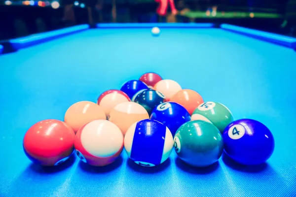 Jeu Billard Début Partie — Photo