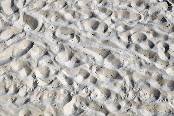 Песок Пляже Вид Сверху — стоковое фото