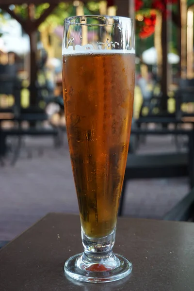 Склянка Пива Столі — стокове фото