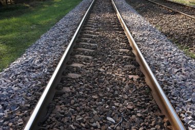 Tren rayları / demiryolları - perspektif
