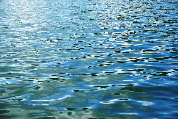 Ripples Water Surface Sky Reflection — Stockfoto