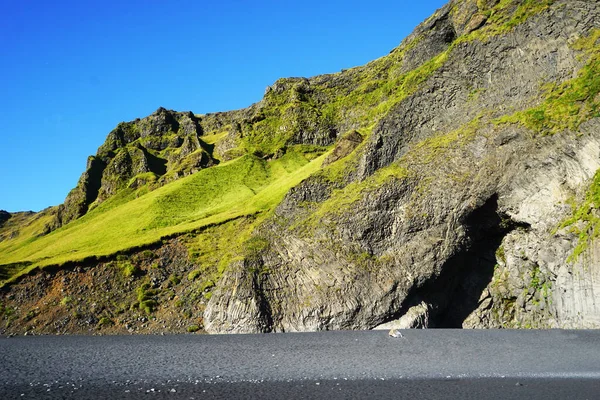 Basalt Rocks Cave Reynisfjara Black Beach Iceland — 图库照片