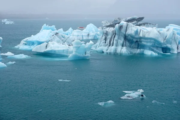 Ice Floes Jokulsarlon Glacial Lagoon Iceland — Stock Fotó