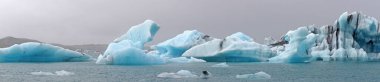 Jokulsarlon - glacial lagoon in Iceland - panorama