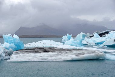 Ice floes at Jokulsarlon glacial lagoon in Iceland