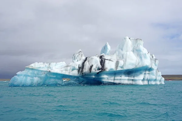 Iceberg Jokulsarlon Glacial Lagoon Iceland — Stockfoto