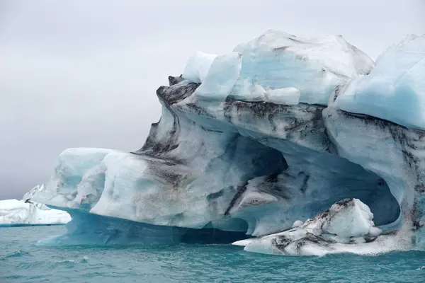 Iceberg Jokulsarlon Glacial Lagoon Iceland — Stock Fotó