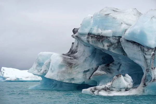 Iceberg Jokulsarlon Glacial Lagoon Iceland — Zdjęcie stockowe