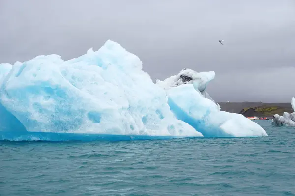 Iceberg Jokulsarlon Glacial Lagoon Iceland — Foto Stock