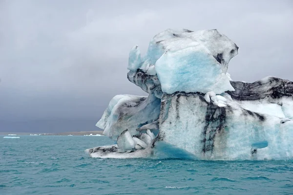 Iceberg Jokulsarlon Glacial Lagoon Iceland — Stock Photo, Image